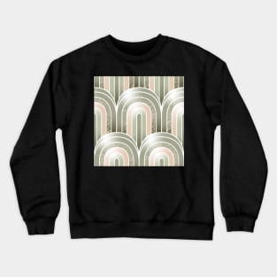 art deco metal arches large Crewneck Sweatshirt